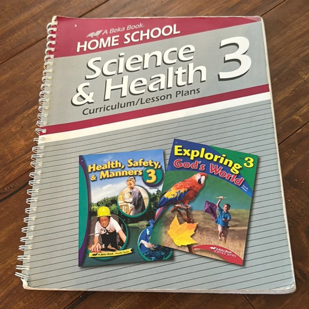 A Beka Science & Health 3 Curriculum Lesson Plans Teacher Edition